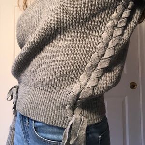 Forever 21 grey, knit sweater